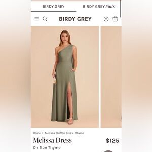 Birdy Grey Moss Green Bridesmaid Dress